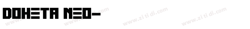 Doheta neo字体转换